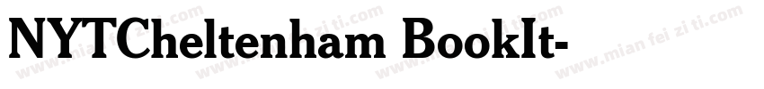 NYTCheltenham BookIt字体转换